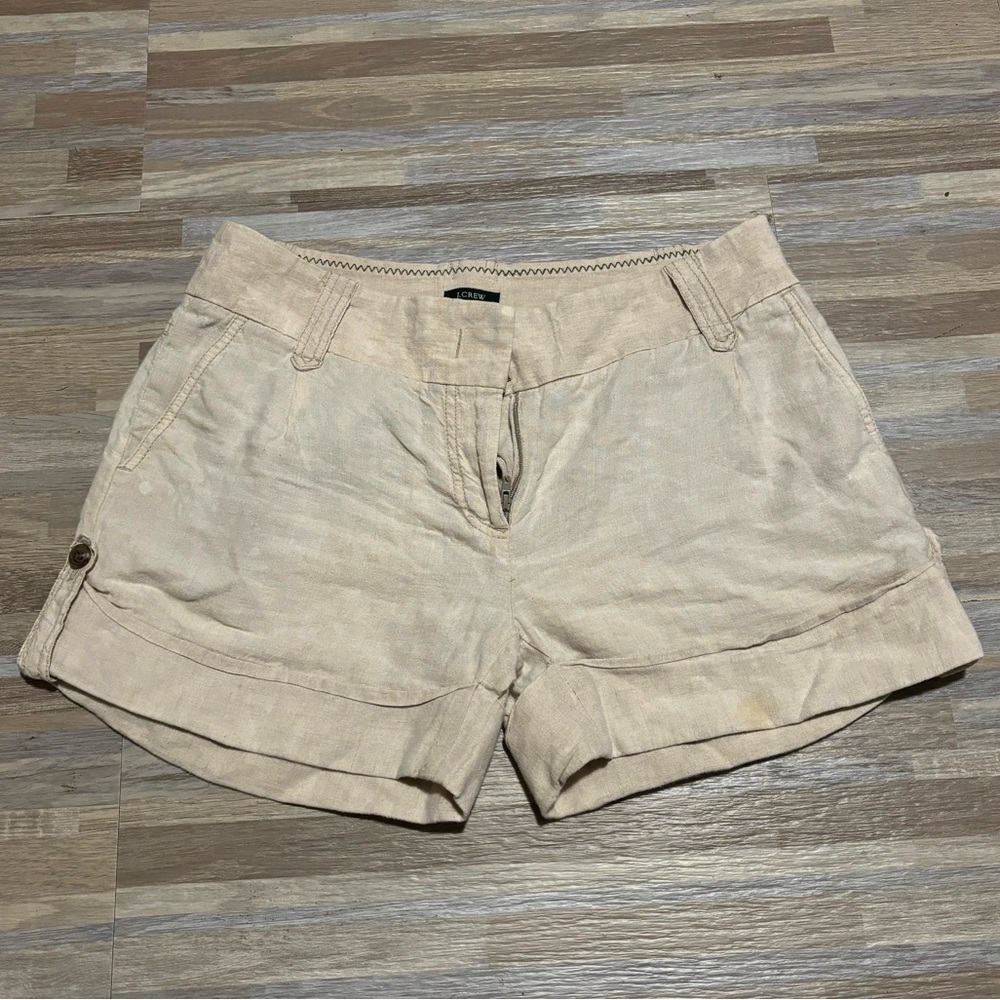 J Crew Linen Shorts